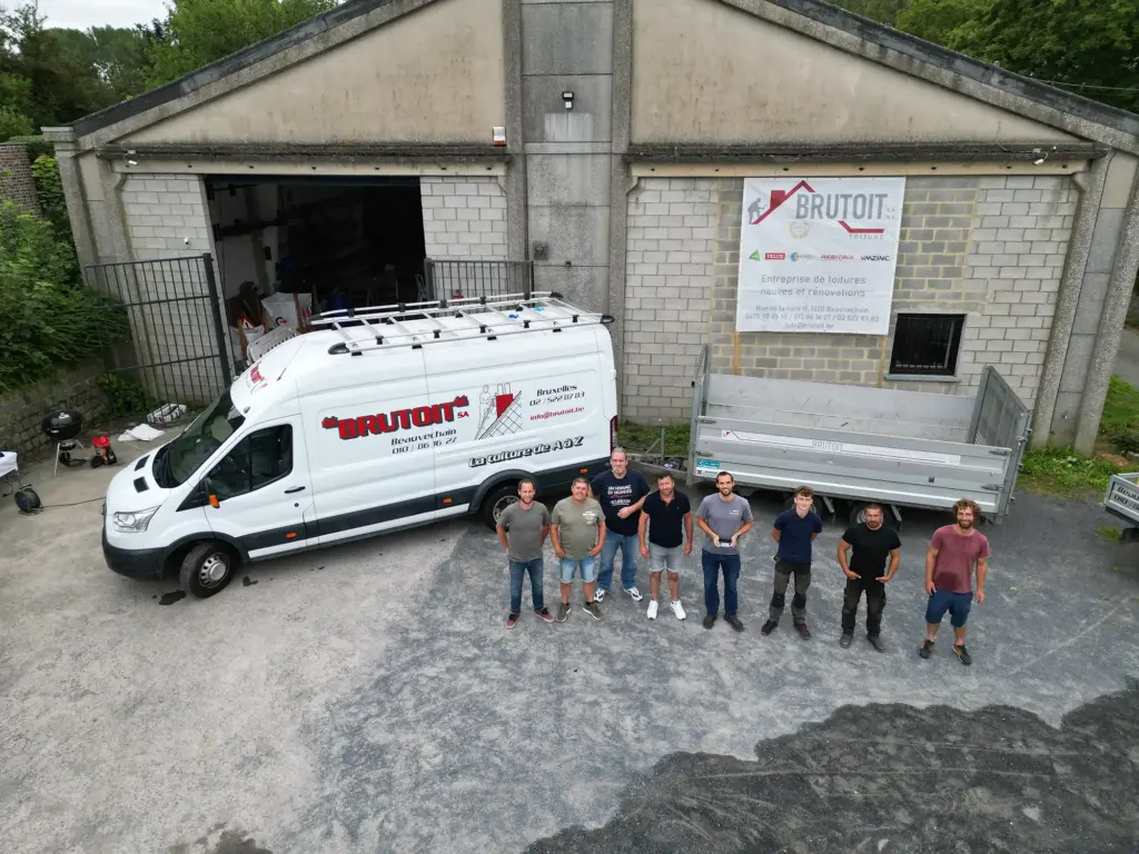 Entreprise de toiture Brutoit réalisant des travaux dans le Brabant wallon